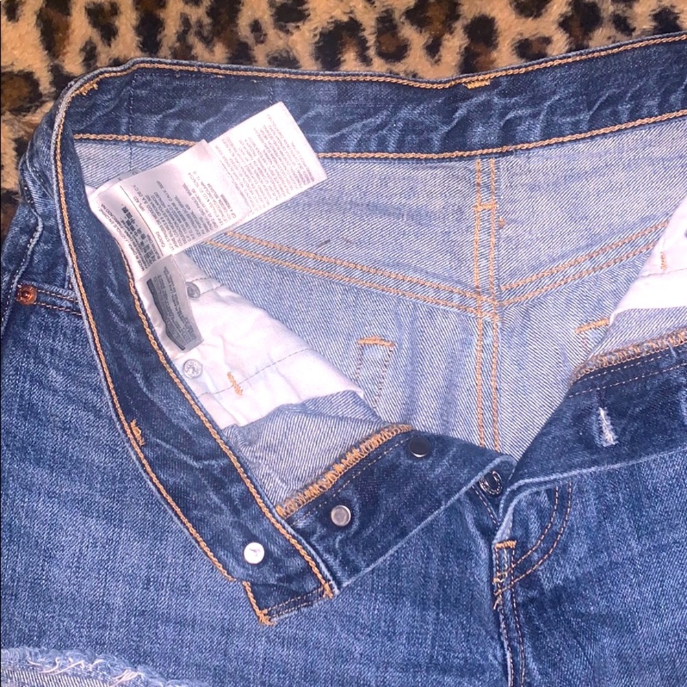 High Waisted Jean Shorts - Picture 3 of 3
